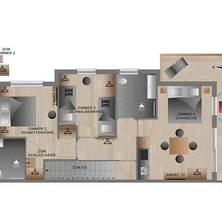 Bergbiberhaus L 木屋 *