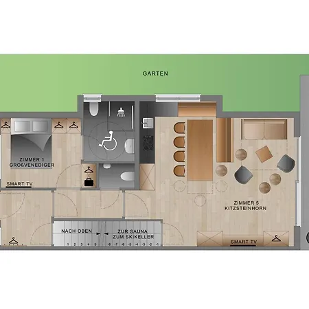 Bergbiberhaus L 木屋 皮森多夫